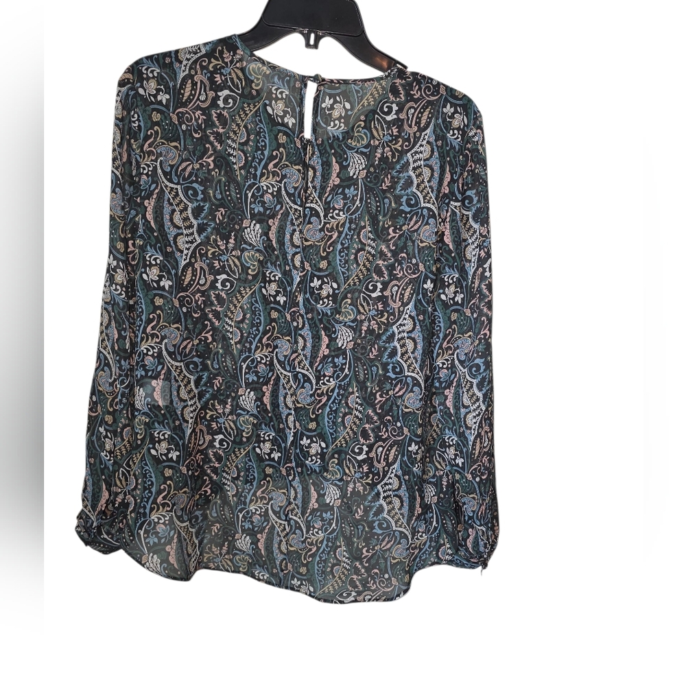 Veronica Beard Multicolor Paisley Blouse - Picture 6 of 7